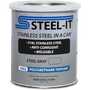 STEEL-IT 1002Q Polyurethane Topcoat, Steel Gray, 6 1-qt Cans per Case