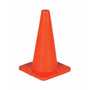 Vestil 100% PVC Standard Duty Traffic Cone 17-3/4 in, Orange