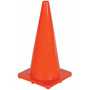 Vestil 100% PVC Standard Duty Traffic Cone 27-1/2 in, Orange