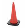 Vestil 100% PVC Economy Traffic Cones 30-3/4 in, 5 Pack Orange