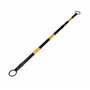 Vestil Plastic Traffic Cone Bar 84 In. Extended Width Black / Yellow