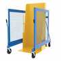 Vestil TCD-U-60-DC 60"H DC Power Univ Trash Can Dmpr