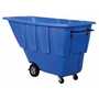 Vestil Plastic Medium Duty Tilt Truck 1 Cubic Yard 1250 Lb. Cap, Blue