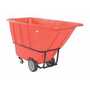 Vestil Plastic Medium Duty Tilt Truck 1 Cubic Yard 1250 Lb. Cap, Red