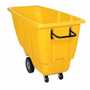Vestil TDT-50-LD-YELLOW .5 CU YD LD Tilt Truck .45K Ylw