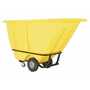 Vestil TDT-50-MD-YELLOW .5 CU YD MD Tilt Truck .85K Ylw