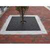 Vestil TG-4S-BK 4 Ft Tree Grate Square, Black