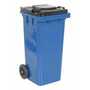 Vestil High Density Polyethylene 32 Gallon Trash Can, Blue