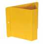 Vestil Steel Truck Mounted Wheel Chock Holder Yellow