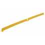 Vestil Stl Sq Sfty Hndrail TB 51.375" Ylw