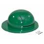 Vestil Steel Waste Disposal Top for 55 Gallon Drums, Green