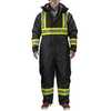Tingley C28343C Black Insulated Coverall with Detachable Hood, Type O Class 1