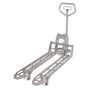 Vestil ULM-PM-2045-30 SS Manual PJ 20 in. x 45 in. 3.3K
