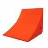 Vestil Urethane Wheel Chock 17"L x 14"W x 14"H Maximum Wheel Diameter 65" 70 Ton Capacity Orange