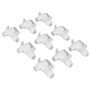 Vestil Polyethylene Drum Faucet Non-Adjustable (9) 3/4 In. Bung White