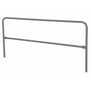 Vestil Steel Safety Railing 10 Ft. Length Gray Semi Gloss