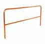 Vestil Steel Safety Railing 10 Ft. Length, Orange