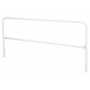 Vestil Steel Safety Railing 10 Ft. Length, White