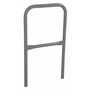 Vestil Steel Safety Railing 2 Ft. Length, Gray Semi Gloss