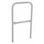 Vestil Steel Safety Railing 2 Ft. Length, Silver
