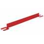 Vestil Safety Railing Toe Board 2' Red