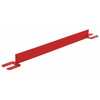 Vestil Safety Railing Toe Board 2' Red