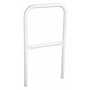Vestil Steel Safety Railing 2 Ft. Length, White