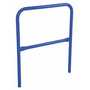 Vestil Steel Safety Railing 3 Ft. Length Blue