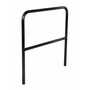 Vestil Steel Safety Railing 4 Ft. Length, Black