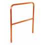 Vestil Steel Safety Railing 4 Ft. Length, Orange