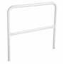 Vestil Steel Safety Railing 4 Ft. Length, White