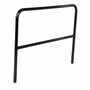 Vestil Steel Safety Railing 5 Ft. Length, Black