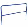 Vestil Steel Safety Railing 6 Ft. Length Blue