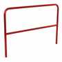 Vestil Steel Safety Railing 6 Ft. Length Red