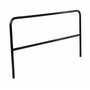 Vestil Steel Safety Railing 7 Ft. Length, Black