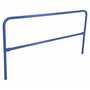 Vestil Steel Safety Railing 7 Ft. Length Blue