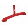 Vestil Rail Barricade Base w/Feet Red