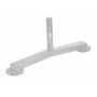 Vestil Rail Barricade Base w/Feet Silver
