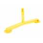Vestil Rail Barricade Base w/Feet Yellow