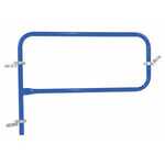 Vestil Railing Gate P-Shaped 48x36 Blue