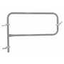 Vestil Railing Gate P-Shaped 48x36 Gray