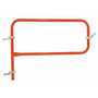 Vestil Railing Gate P-Shaped 48x36 Orange