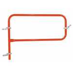 Vestil Railing Gate P-Shaped 48x36 Orange