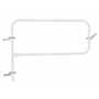 Vestil Railing Gate P-Shaped 48x36 White