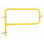 Vestil Railing Gate P-Shaped 48x36 Yellow