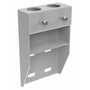 Vestil Wall Mount Handrail Bracket Gray