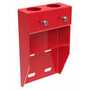 Vestil Wall Mount Handrail Bracket Red