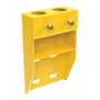 Vestil Wall Mount Handrail Bracket Yellow
