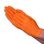 VGuard® A1EA6 6 Mil Orange Nitrile Exam Gloves, Textured Finish