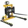 Vestil Stacker Manual Pump 2 - 35 In. 3,000 Lb. Cap, Black / Yellow
